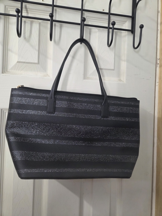 kate spade Handbags - Kate Spade Haven Lane Hani Tote is a stylish black should  Glitter Stripe Tote